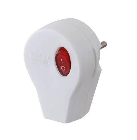 תקע כוח עם מפסק מואר 1/10
