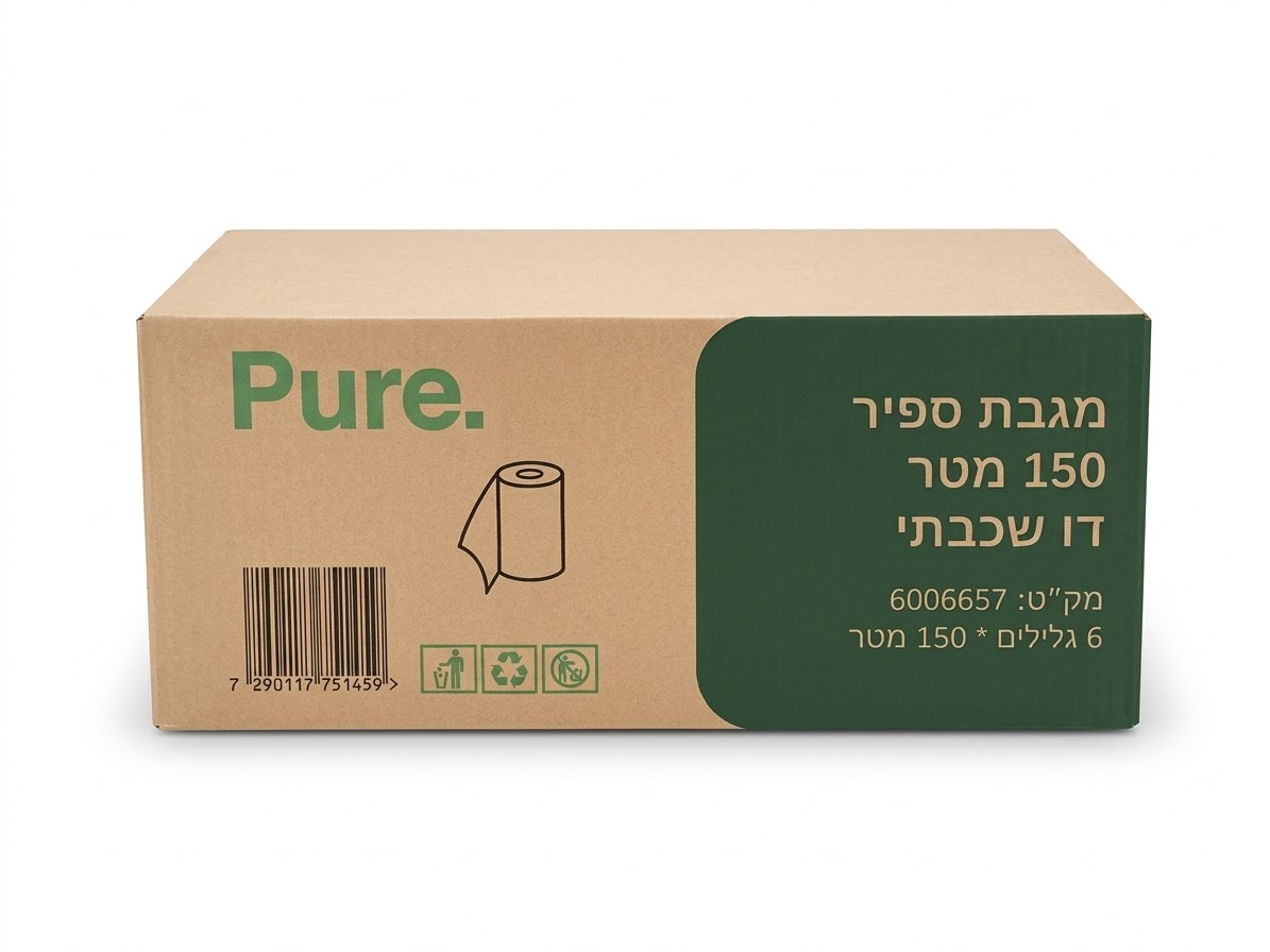 מגבת ספיר "סלים" 150 מטר דו שכבתי