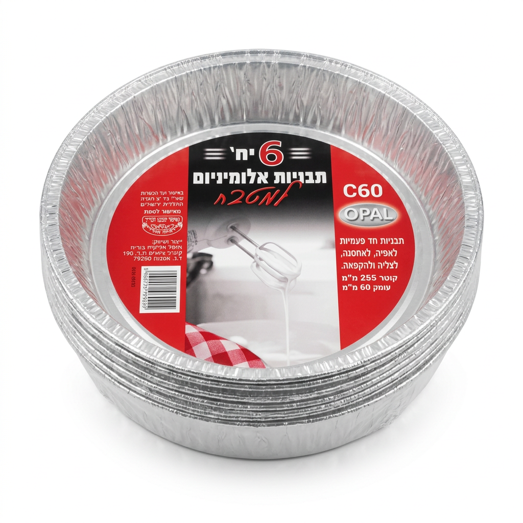 מגשית C60 עגולה עמוקה 6 יח' 1/60
