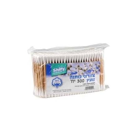 שייני קיסמי אוזניים עץ 300 יח' 1/24