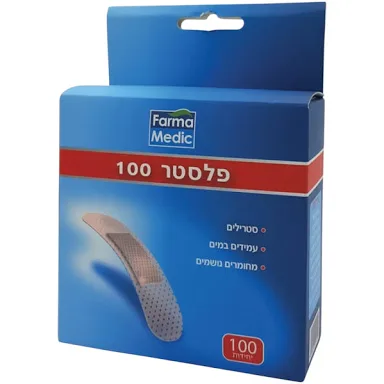 שייני פלסטרים 100 יח' 1/24