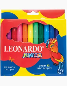 לאונרדו טושים ג'מבו רחיצים 1/12