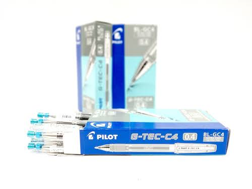 פיילוט עט C4 תכלת 0.4 1/12