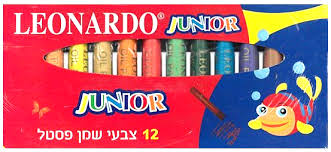 לאונרדו צבעי פנדה פסטל 12 צבעים 1/12