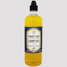 שרגא שמן פרפין צהוב 1/6