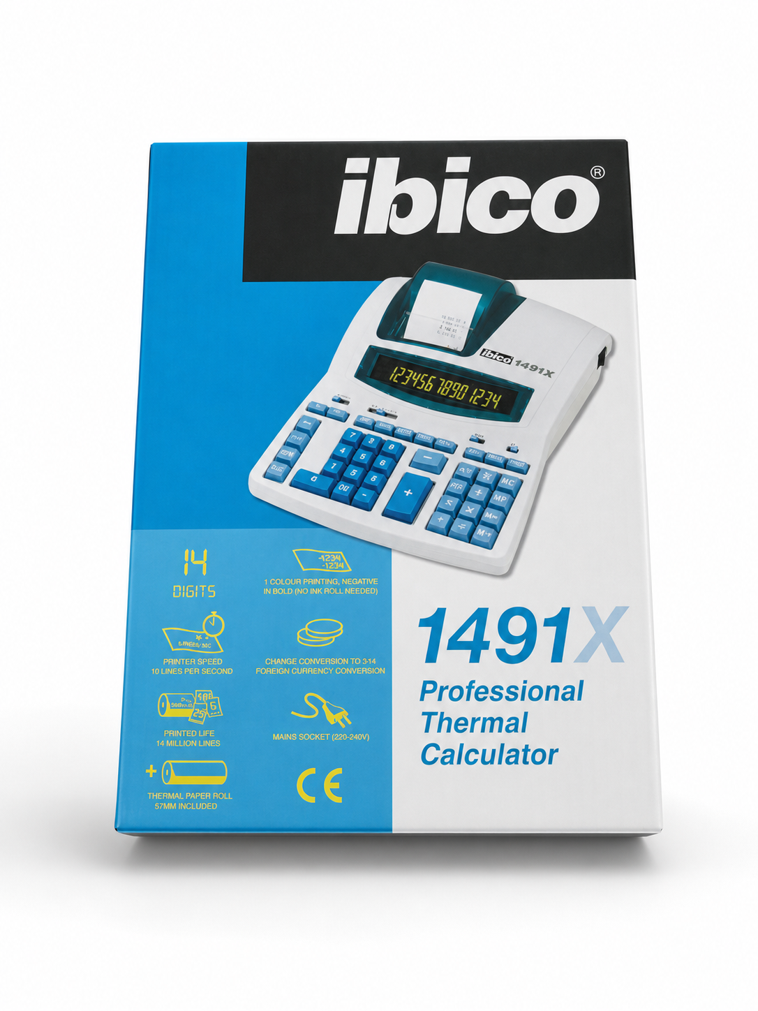 איביקו מכונת חישוב עם גליל 1491X